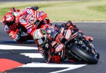 Марко Безеки ги искористи излетувањата на конкурентите marko bezeki aprilia