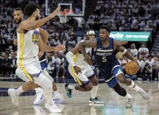 Минесота убедливо славеше над Голден Стејт за израмнување на 1:1 (ВИДЕО)