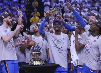 Оклахома е шампион на Западот и прв тим во големото НБА финале (ВИДЕО)