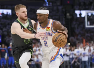 Оклахома убедливо го доби првиот дуел со Минесота во финалето на западот (ВИДЕО)