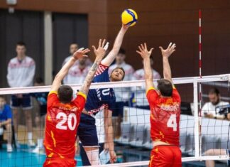 Македонските одбојкари поразени од Хрватите во првата контрола