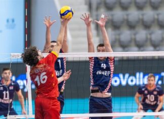 Македонските одбојкари денеска многу подобра во дуелот со Хрватска