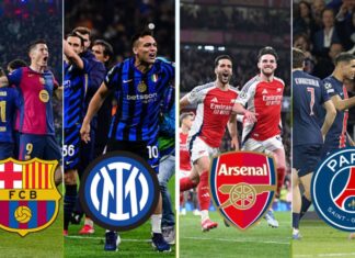 Барса, Интер, Арсенал или ПСЖ, кој сега е вашиот фаворит за трофејот!?