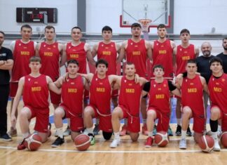 Maкедонија против Холандија на стартот на младинскиот Евробаскет