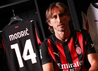 Лука Модриќ го облече дресот на Милан