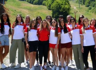 Македонските одбојкарки се собраа во Маврово