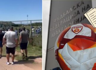 Скандал во младинската фудбалска лига: Уапсен родител кој физички нападнал деца (ВИДЕО)