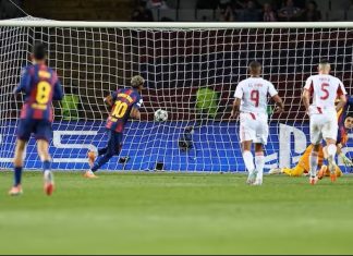 Барса го декласира Олимпијакос со 6-1 (ВИДЕО)