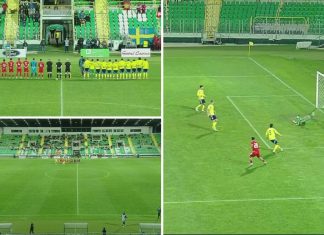 СРАМНО!!! Едвај 100-200 луѓе на натпреварот во Битола, каде Македонија води против Шведска (ВИДЕО)