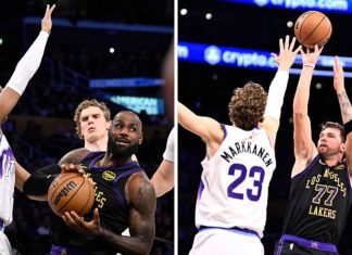 Дончиќ и Леброн со дабл-дабл за победа на Лејкерси (ВИДЕО)