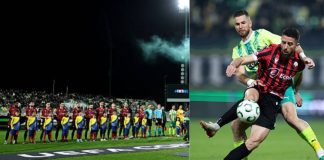 fudbal konferenciska liga aek - skendija, grupna slika na skenija, agim ibraimi vo akcija
