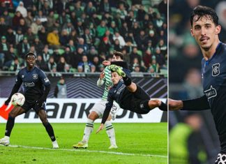 Миовски постигна фантастичен гол за Ренџерс против Ференцварош (ВИДЕО)