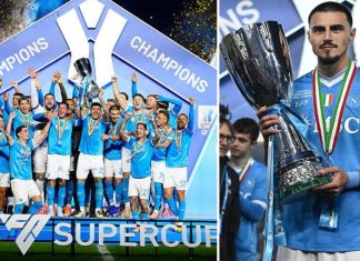 Елмас со Наполи се радуваше на првиот трофеј сезонава (ВИДЕО)