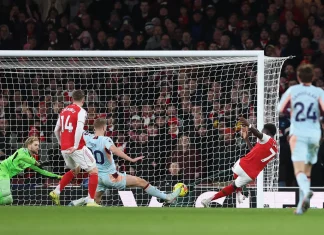 Арсенал се изнамачи да го победи Брентфорд