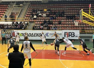 Борец ја совлада и Струмица за шеста победа во низа (ВИДЕО) kosarka Borec - Strumica igrac na strumica vo napad