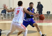 Работнички закажа со МЗТ Скопје во Купот на Македонија kosarka natprevar Rabotnicki - MZT Skopje vojdan stojanovski vo akcija protiv Nakov