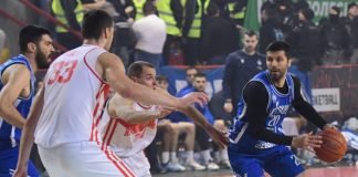 kosarka Rabotnicki - MZT Skopje. vojdan stojanovski vo akcija