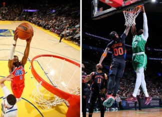 Шампионот Оклахома продолжува да „гази“, Бостон го доби дербито со Њујорк (ВИДЕО)