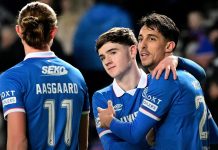 Бојан Миовски со хетр-трик во убедливата победа на Глазгов Ренџерс (ВИДЕО)