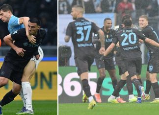 Елмас со Наполи се радуваа на победа во Рим (ВИДЕО)