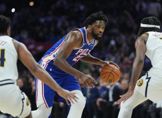 Денвер без речиси прва петорка славеше по продолжение со Филаделфија (ВИДЕО)