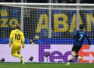 Интер елиминиран од Лига шампиони (ВИДЕО)