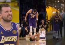 Лука Дончиќ се повреди, но Лејкерси ја добија Филаделфија (ВИДЕО)