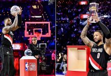 Дамијан Лилард победи во шут за три поени (ВИДЕО)