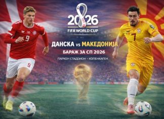 Данска е првата пречка на патот на Македонија кон историскиот сон, настап на Мундијалот (ВИДЕО)