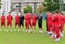 Младинците на собир пред дуелите со Италија и Ерменија