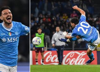 Елмас стрелец на гол во победата со 2-1 на Наполи (ВИДЕО)