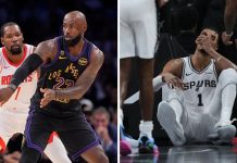 Леброн за нова победа на Лејкерс, а Спарси покрај поразот го „изгубија“ и Велмбањама (ВИДЕО)