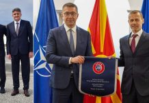 Претседателот на УЕФА, Чеферин во посета на Скопје