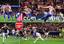 Атлетико и Арсенал одиграа тврд натпревар, но финалистот ќе се решава во реваншот (ВИДЕО)