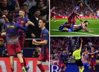 Левандовски го реши дербито во Мадрид каде Барселона го совлада Атлетико (ВИДЕО)