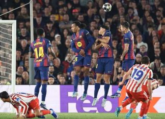 Атлетико со два гола предност заминува од Барселона (ВИДЕО)