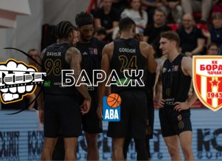 ТФТ гостува во Чачак кај Борац во баражот за АБА лигата