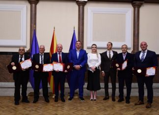 Доделени признанијата 8 Септември за придонес во спортот