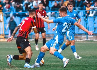 Шкендија го совлада Скопје и се врати на првото место во ПМФЛ (ВИДЕО) fudbal Skopje - Skendija tetovo Prva liga Avtokomanda