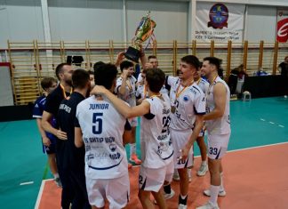 Штип УГД го освои Суперкупот и со трофеј ја почнува новата сезона (ГАЛЕРИЈА) odbojka Superkup na Makedonija mazi UGD Stip - GOK Borec